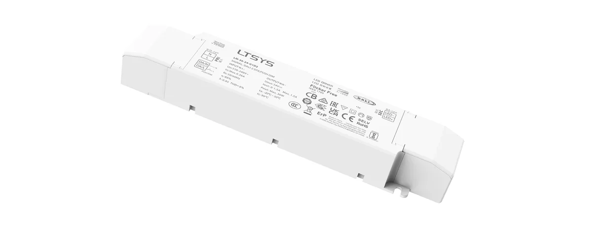 LTECH 36W 24VDC CV DALI-2 Driver LM-36-24-G1D2