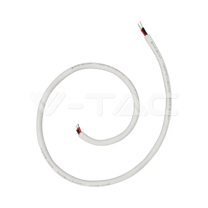 V-Tac 2P PVC Wire (0.5m/pcs,0.5mm²)