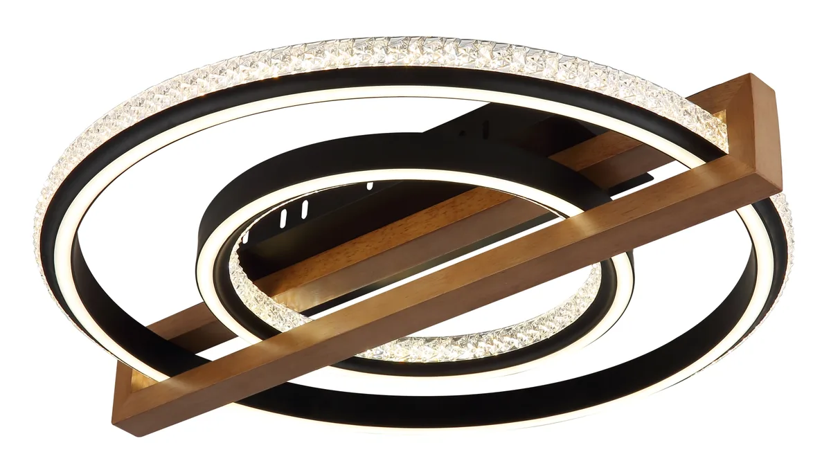 Globo DELORIS ceiling light - metal black matt - aluminium black matt