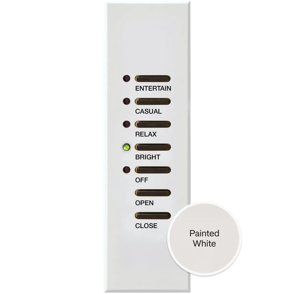Lutron HomeWorks Architrave Narrow Keypad