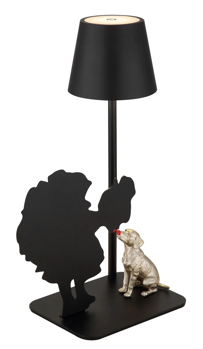 Globo MYRNA table lamp - metal black matt - plastic black matt