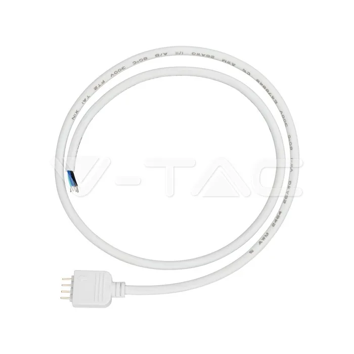 V-Tac 4P PVC Wire (0.5m/pcs,0.5mm²)