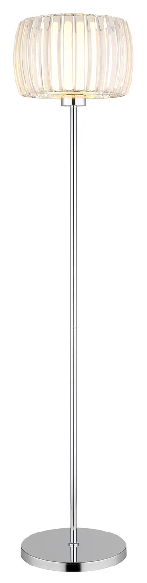 Globo MARIBEL Floor lamp - metal chromed - acrylic clear