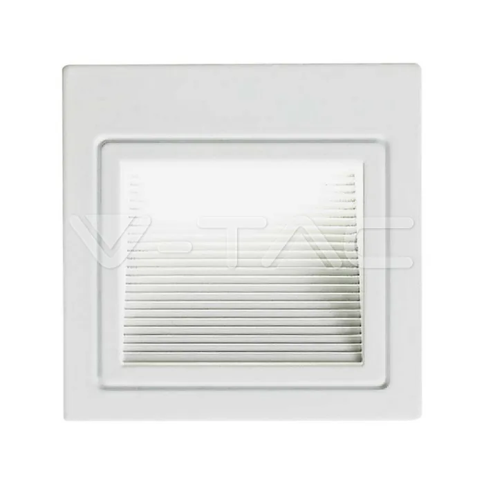 V-Tac 3W LED Step Light White Body 4000K IP20