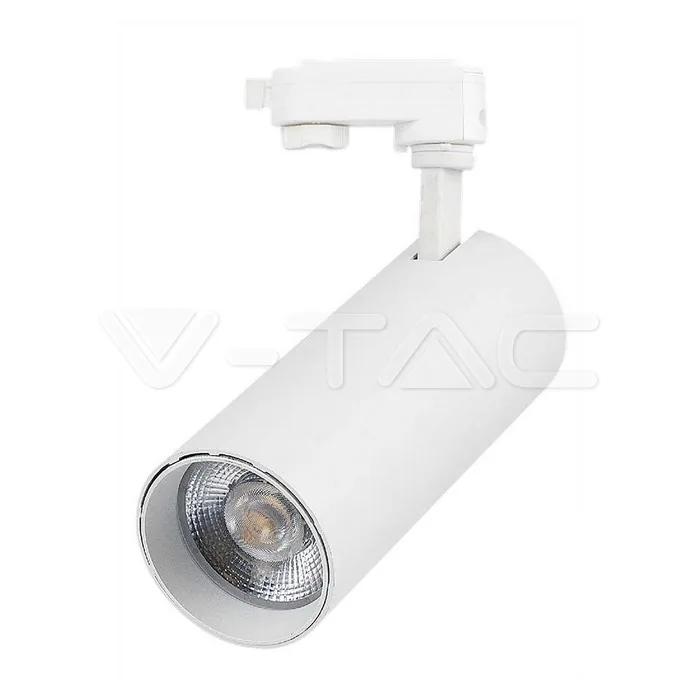 V-Tac 30W LED COB Tracklight 3 in 1 White Body