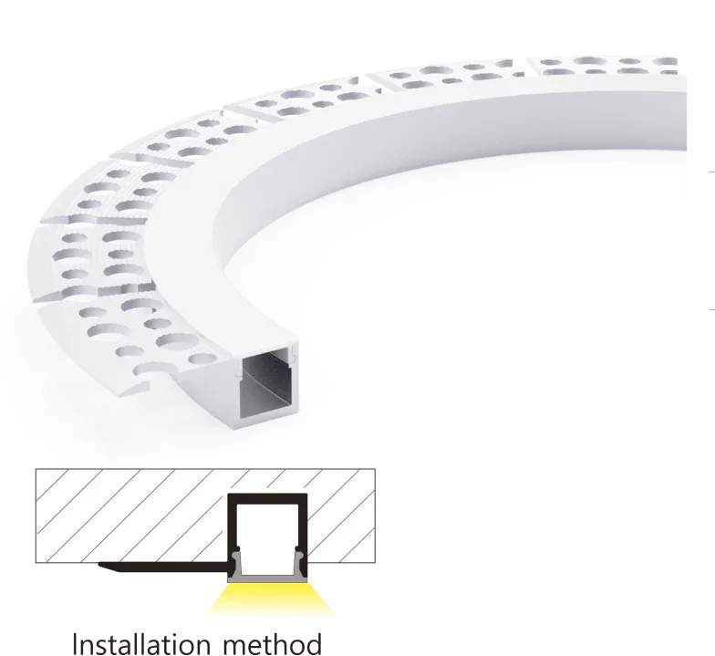 Lumibright Trimless Bendable LP.1313.DECO LED Profile