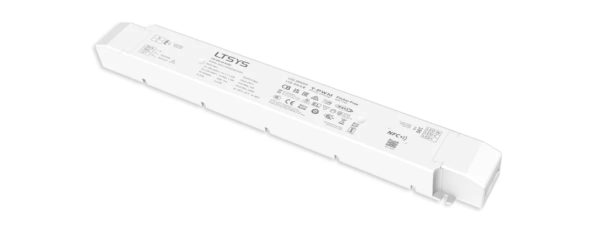 LTECH 240W 24V NFC CV DALI-2 DT8 tunable white LED driver LM-240-24-G2D2