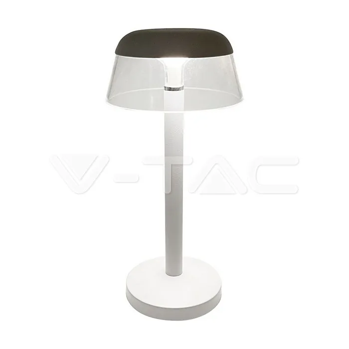 V-Tac 2W LED Table Lamp (130x285) 3in1 Dimmable White Body
