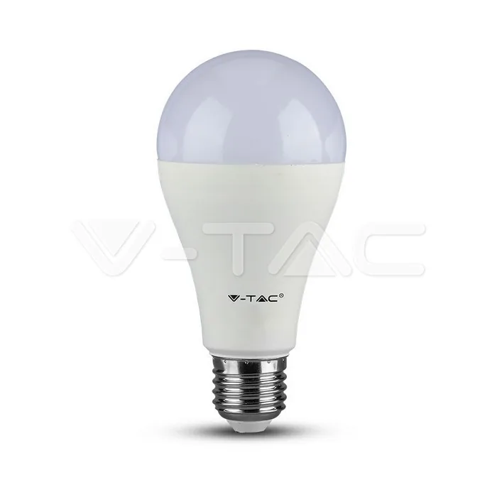 V-Tac LED Bulb 8.5W E27 A60 Thermoplastic 6500K 3pcs/pack