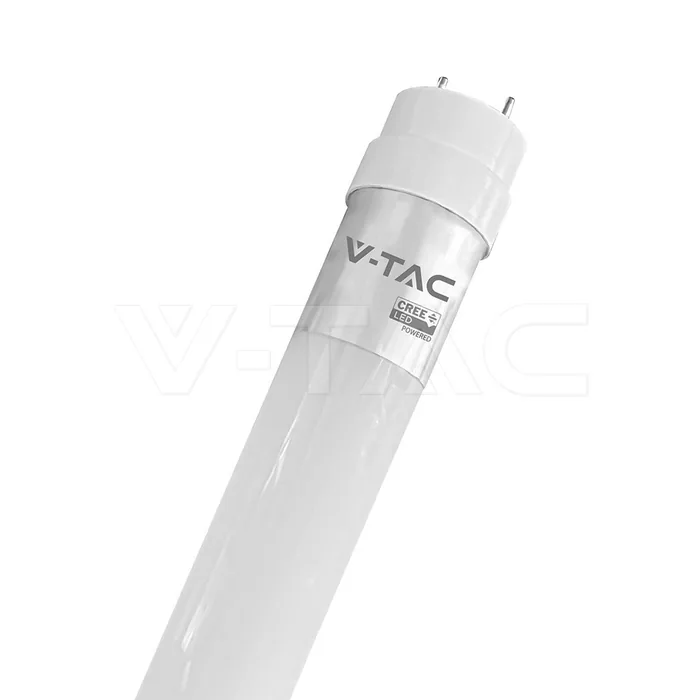 V-Tac LED Tube CREE Chip 60cm 9W G13 Nano Plastic 3000K