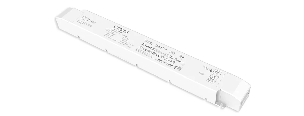 LTECH 150W 24VDC NFC CV DMX Driver LM-150-24-G1M2F