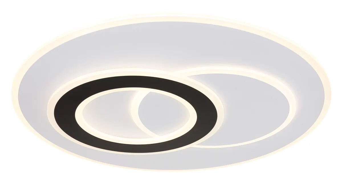 Globo JACQUES ceiling light - metal white matt - acrylic opal