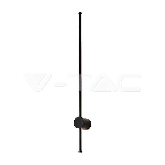 V-Tac 12W LED Wall Lamp Black Body 3000K IP65