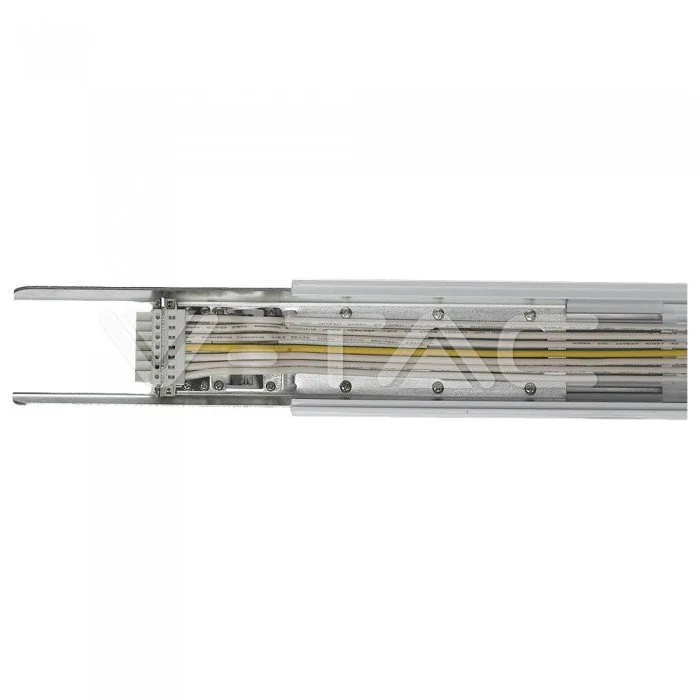 V-Tac S Line Follow Trunking Rail 8 Wires White