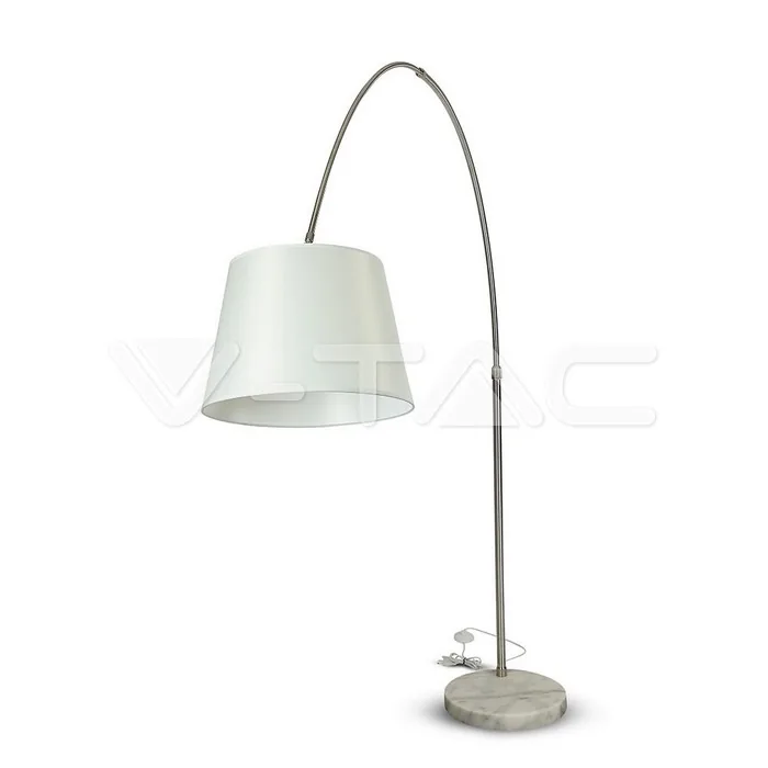 V-Tac LED Floor Lamp E27 Ivory Lamp Shade