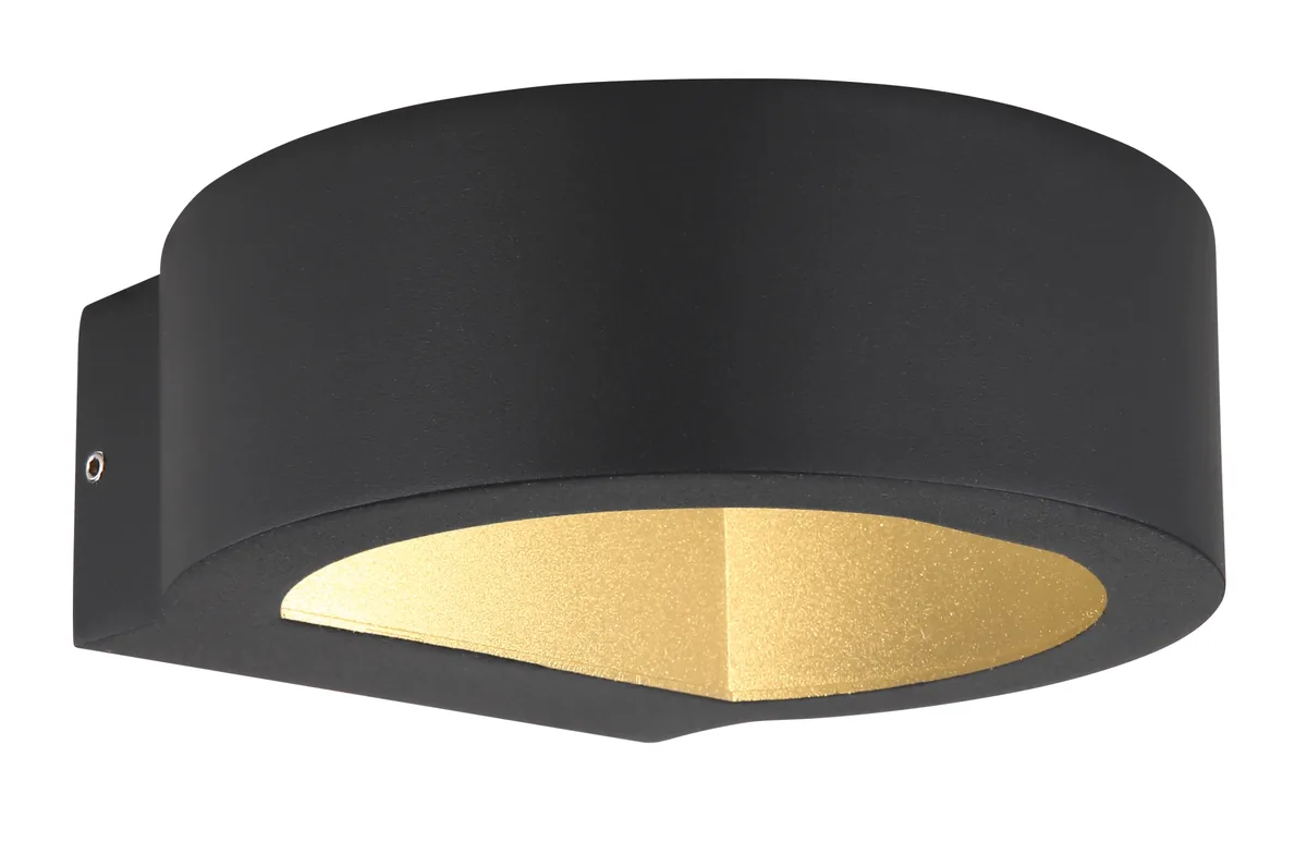 Globo SLICE I Outdoor Light - aluminium black matt - glass clear