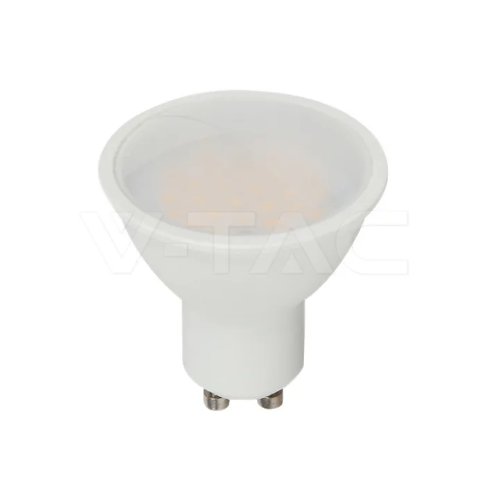 V-Tac LED Spotlight CREE CHIP 10W GU10 Plastic Milky Cover 100° 6500K
