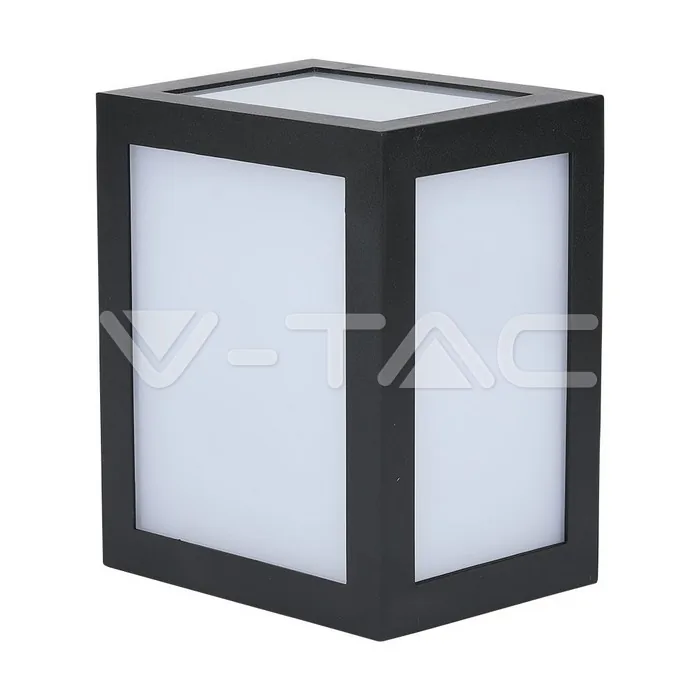 V-Tac 12W LED Wall Light Black Body 6400K
