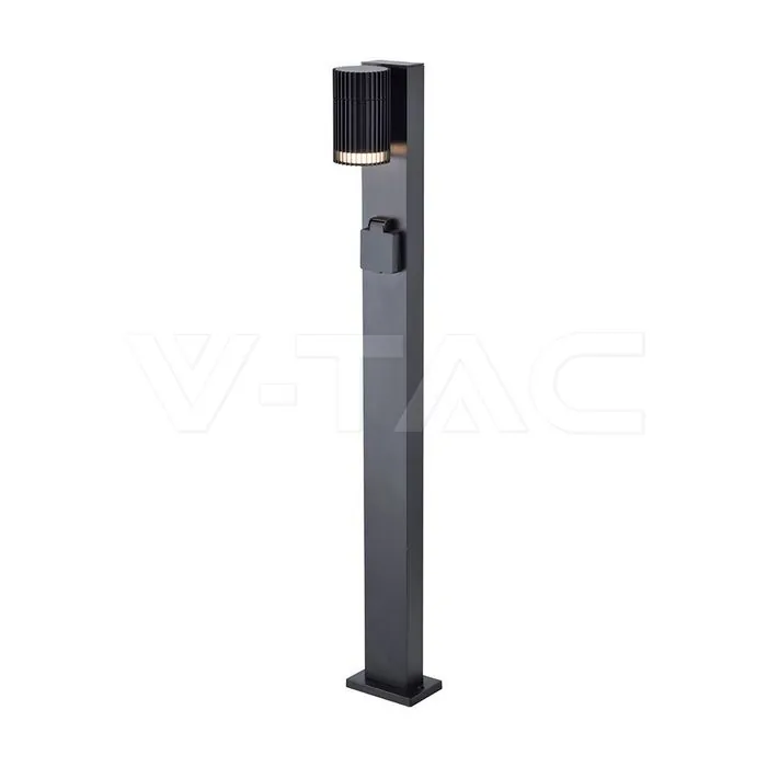 V-Tac Bollard Garden Lamp GU10 Fitting with Socket 80cm