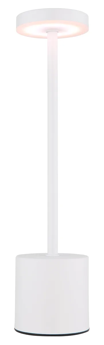 Globo POLINA table lamp - metal white matt - plastic opal