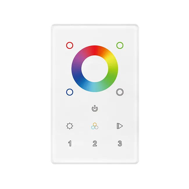 DT8 DALI RGBW Touch Controller SR-2300TR-G3 RGBW US DT8 DALI Controller