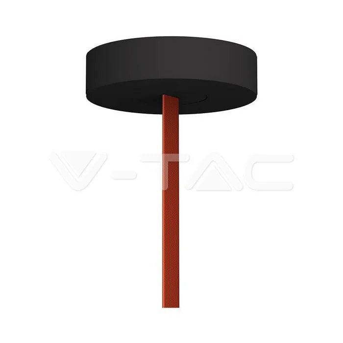 V-Tac Surface Canopy D205 x H50mm Sandy Black Body