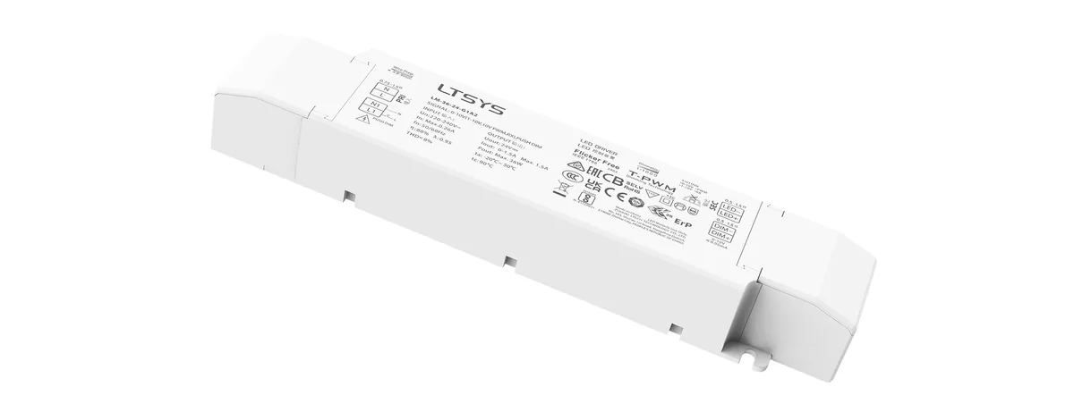 LTECH 36W 24VDC CV 0/1-10V Driver LM-36-24-G1A2