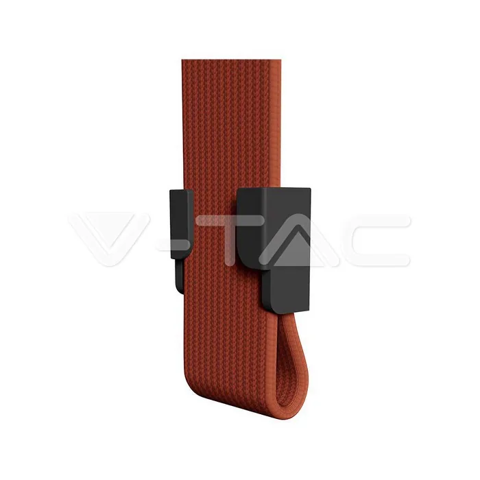 V-Tac Belt End Cap Double Wire Black Body