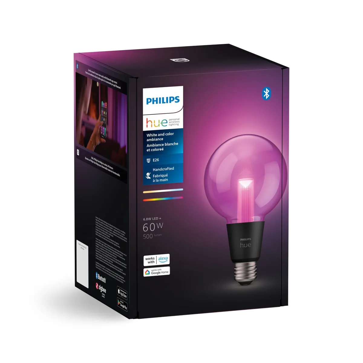 Signify Hue G95 E26 LED Bulb