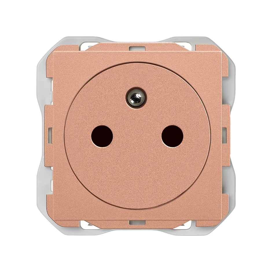 Simon 2P+T clean modular socket outlet 16A 250 V~ with screw terminal system copper Simon 270