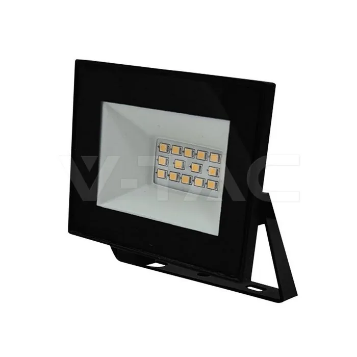 V-Tac 10W LED Floodlight 6400K Black Body