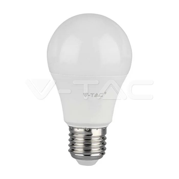 V-Tac LED Bulb 10.5W E27 A60 Thermoplastic 3000K 3PCS/PACK
