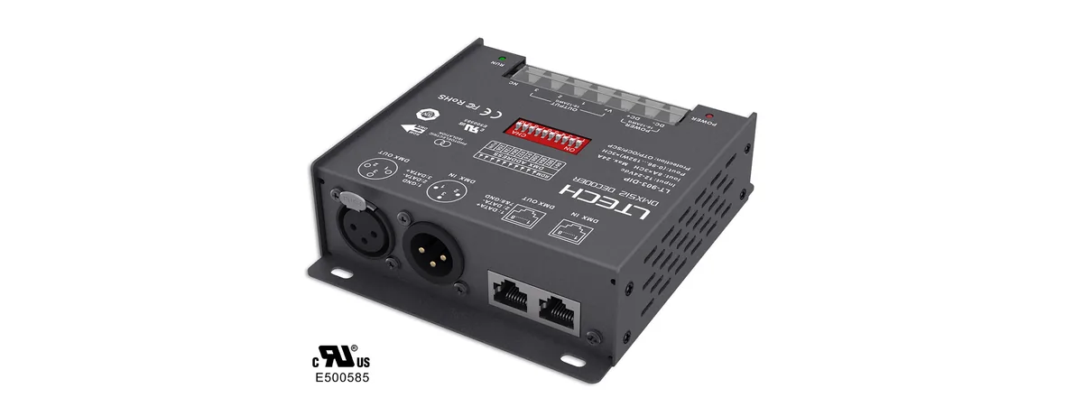 LTECH 3CH CV DMX Decoder LT-903-DIP