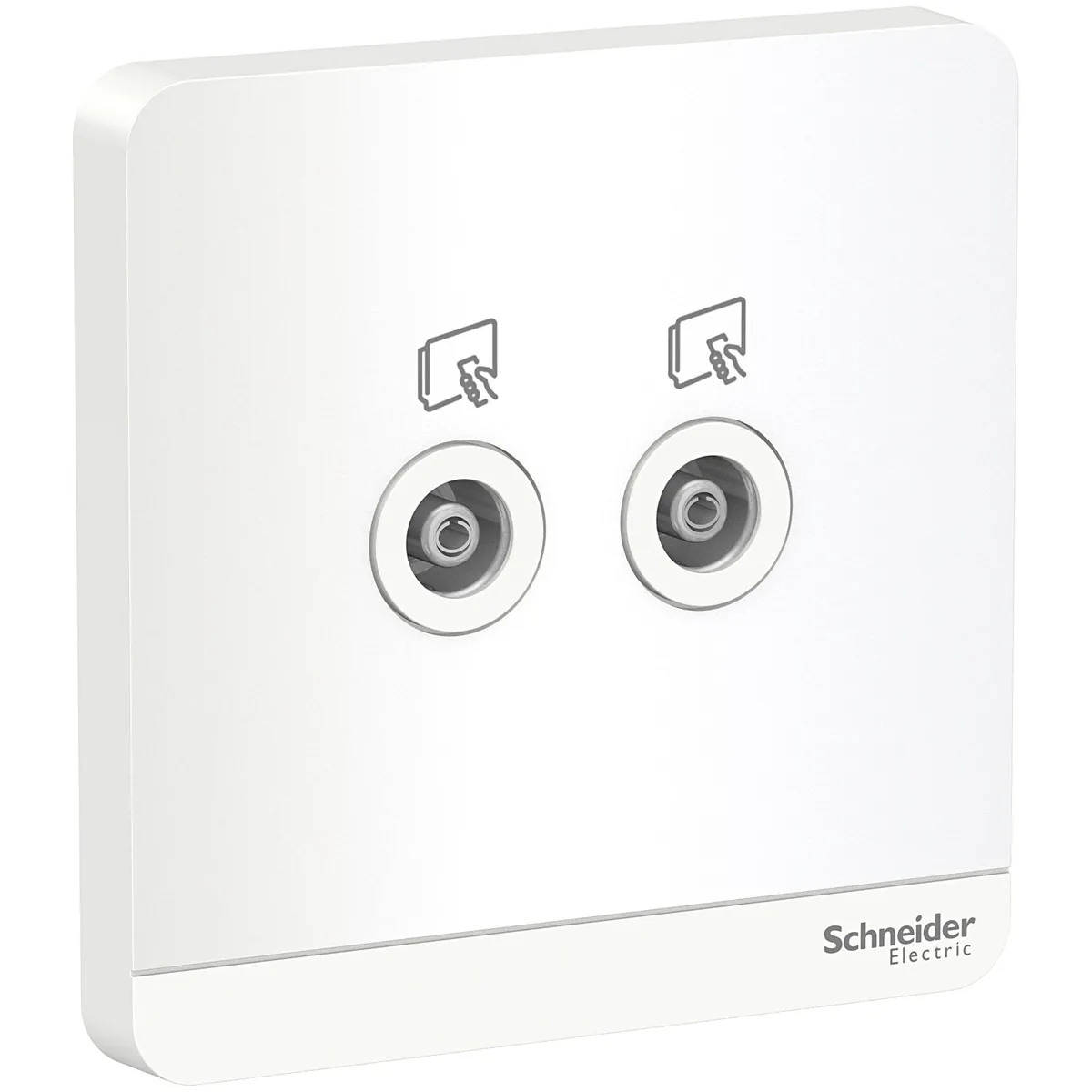 Schneider AvatarOn 2 Gang 13A Socket Champ