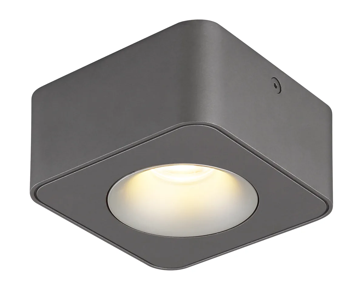 Globo HANGARAU LED spotlights - aluminium grey dark - plastic grey