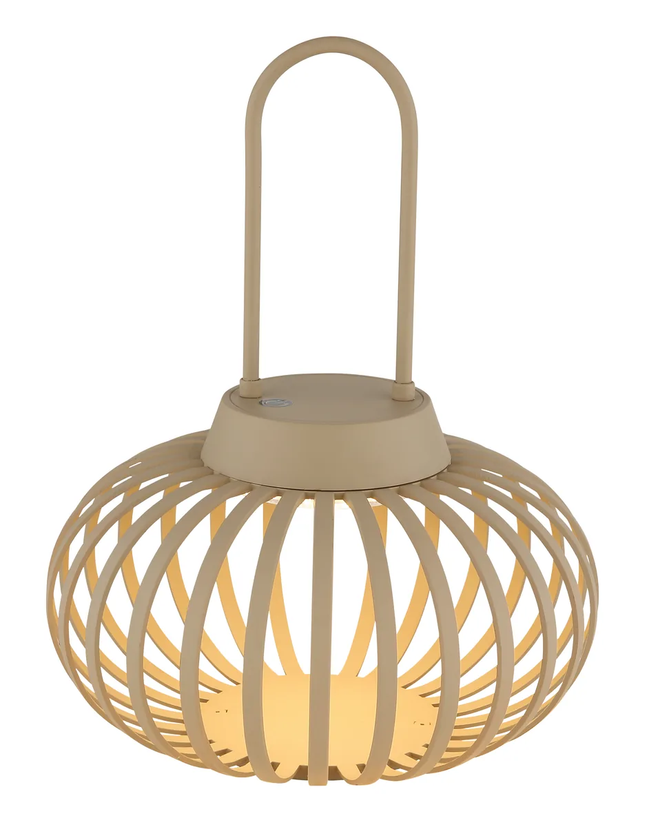 Globo ALLEGRA table lamp - metal sand colored matt - plastic sand colored matt