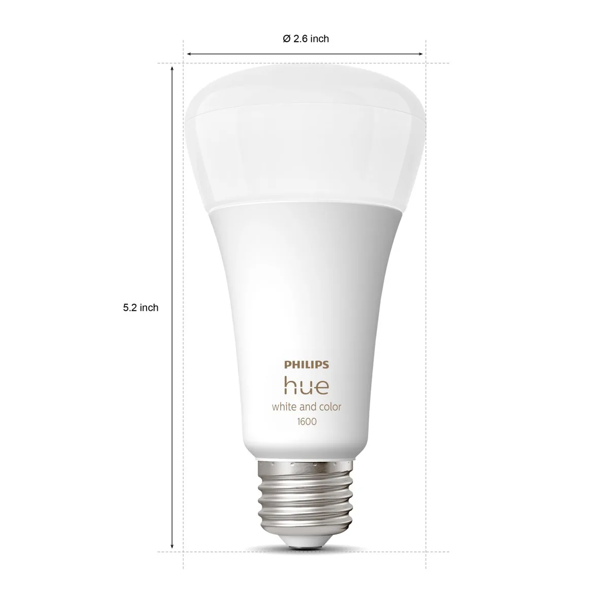 Signify Hue A21 E26 LED Bulb 100W - White and Colour Ambiance