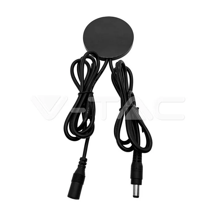 V-Tac Hidden Touch Dimmer Switch For LED Strip Light Black Body