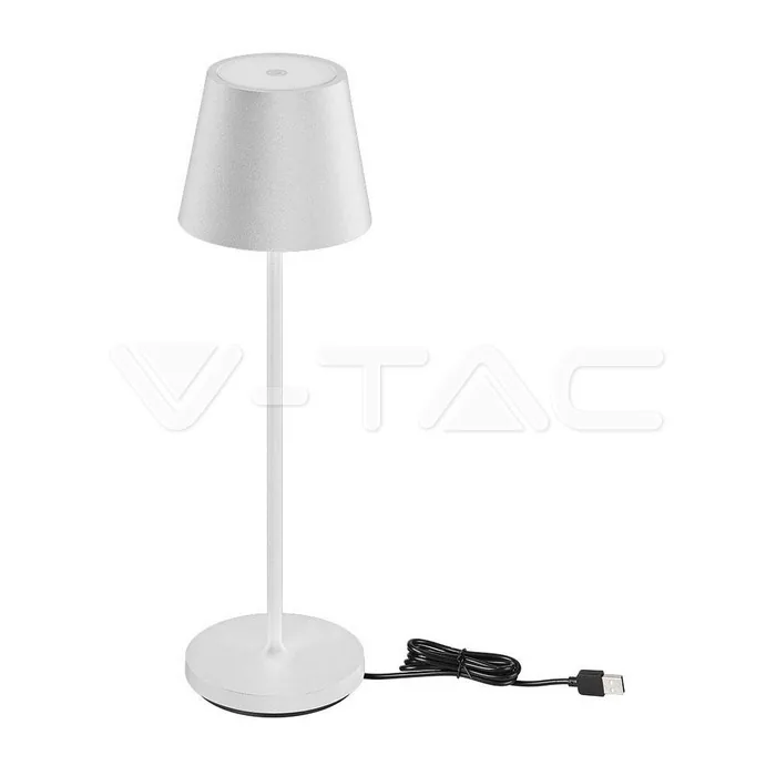 V-Tac 1.5W LED Table Lamp 3000K IP54 Sand White Body