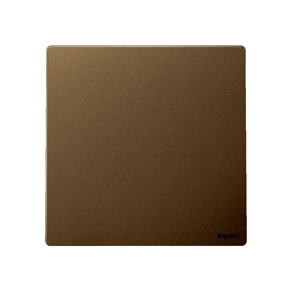 Legrand Mallia Senses 1 Gang 1 Way Switch 16Ax Dark Bronze