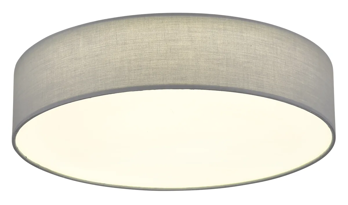 Globo ORBIX ceiling light - metal white matt - textile grey