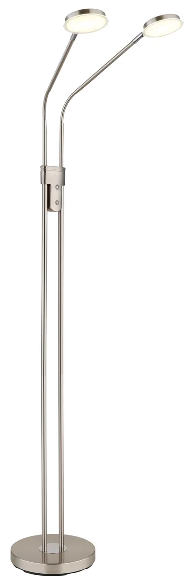 Globo SILVIO Floor lamp - metal nickel matt - metal nickel matt