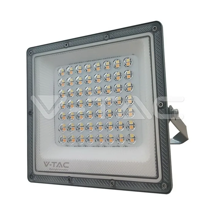 V-Tac 50W LED Floodlight 3in1 Grey Body