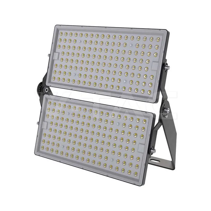 V-Tac 500W LED Floodlight CREE CHIP Black Body Grey Glass 6500K 135lm/W
