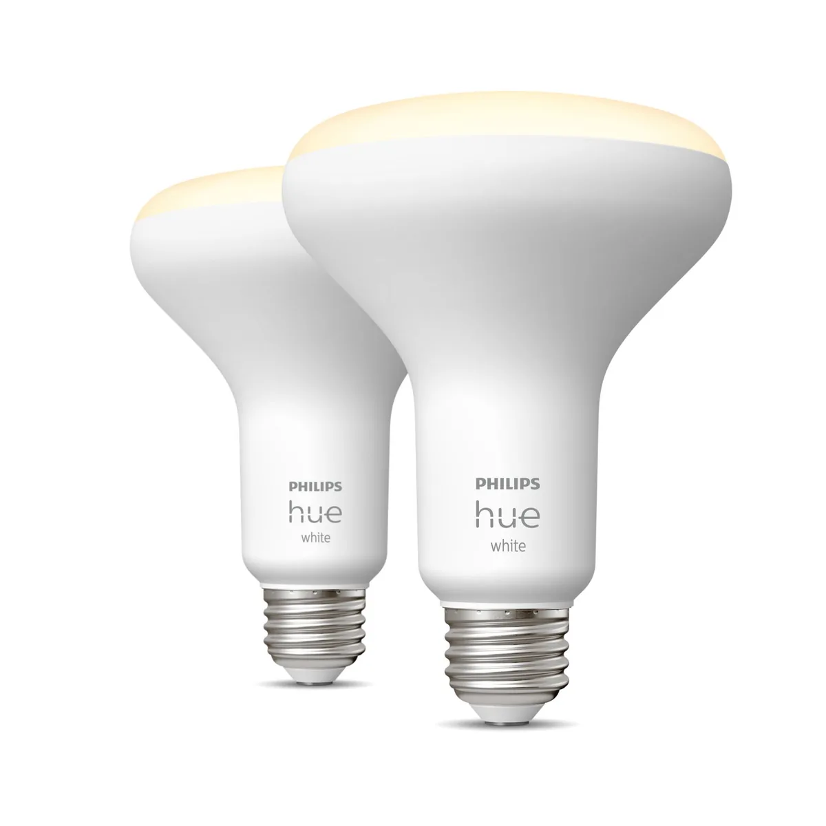 Signify Hue 2-pack BR30 E26 LED Bulb - White