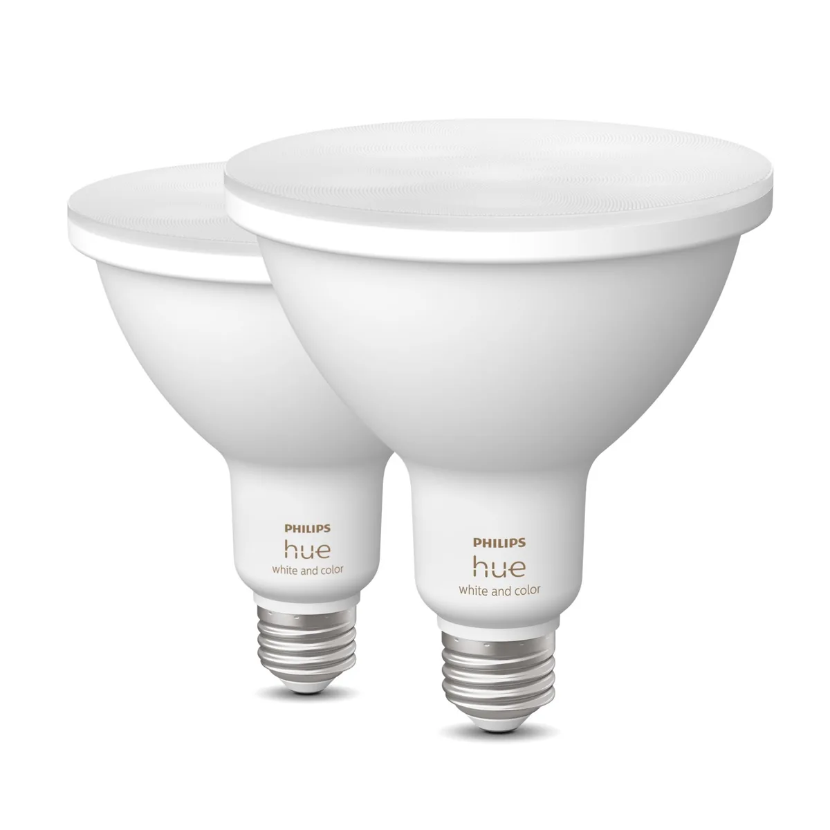Signify Hue 2-pack PAR38 E26 LED Bulbs White and Colour Ambiance