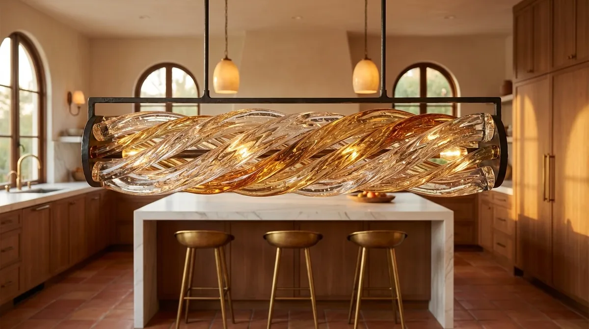 Desroch Lamina Crystal Rope — Bespoke Chandelier