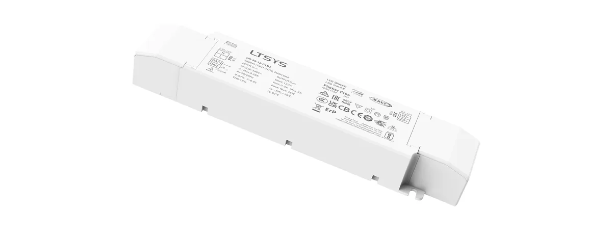 LTECH 36W 12VDC CV DALI-2 Driver LM-36-12-G1D2