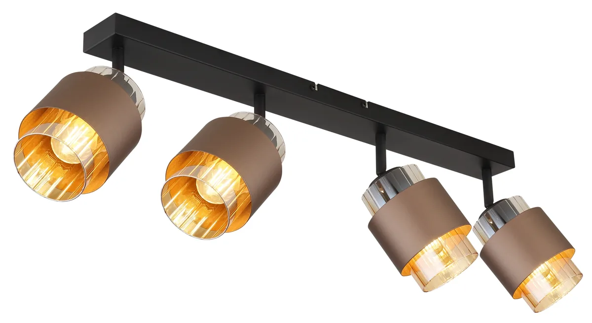 Globo MILLEY — metal+glass