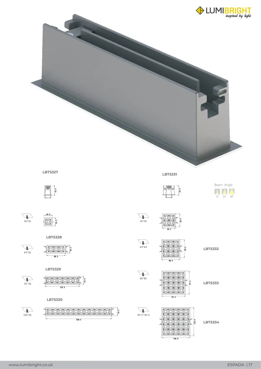 Lumibright Espada LBTS371 Linear Light